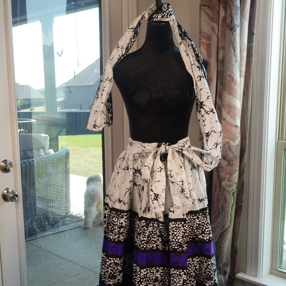 skirt and scarf set